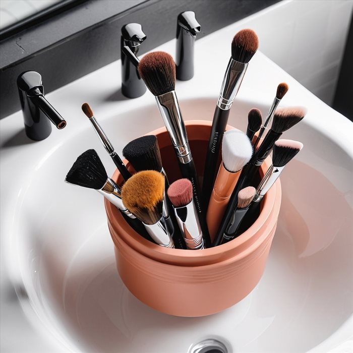 Nettoyage des Pinceaux de Maquillage