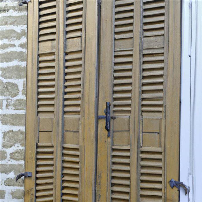 Décapage de Portes et Volets en Bois Vernis