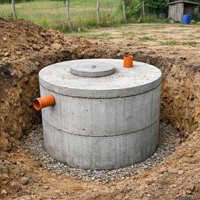 Choisir une fosse septique béton adaptée à votre terrain