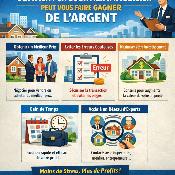 Comment un courtier immobilier peut vous faire gagner de l'argent