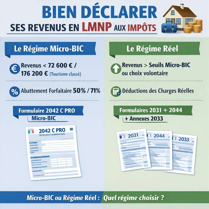 Comment bien déclarer ses revenus en LMNP aux impôts ?