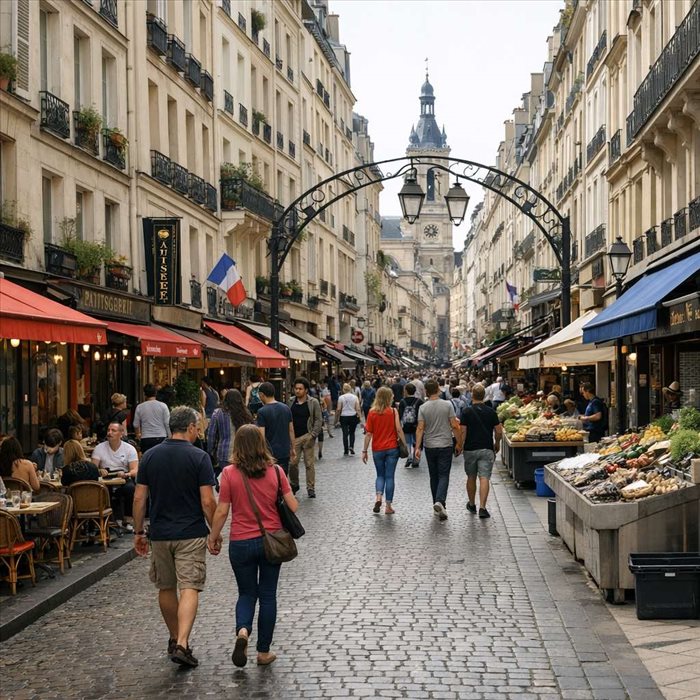 Rue Montorgueil à Paris : histoire, commerces et ambiance