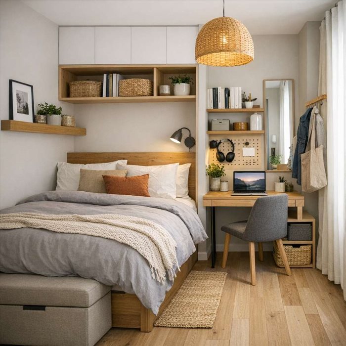 Petite chambre : comment l’aménager sans perdre de place ?