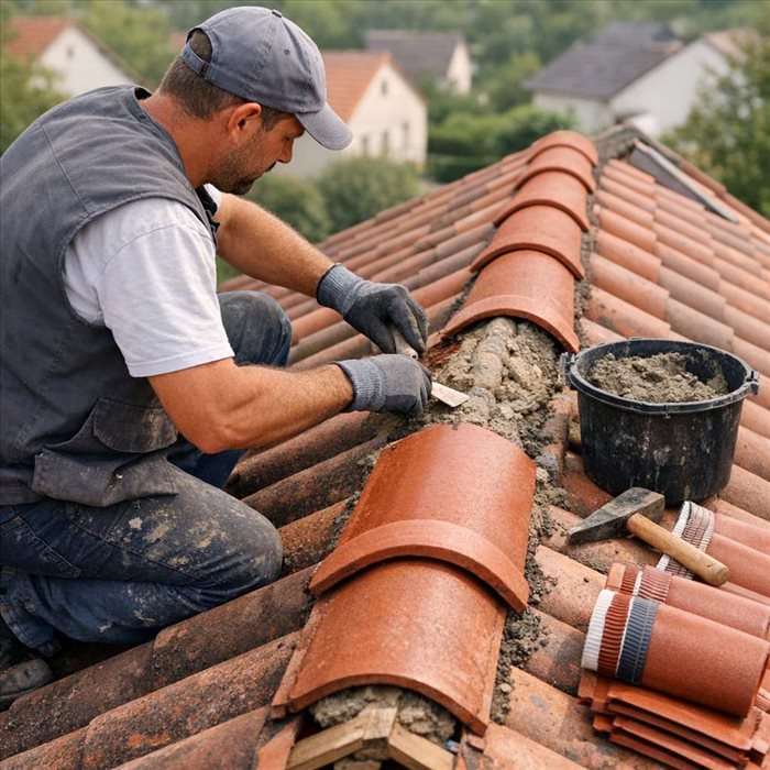 Réfection d’un faîtage de toiture : méthode et étapes clés