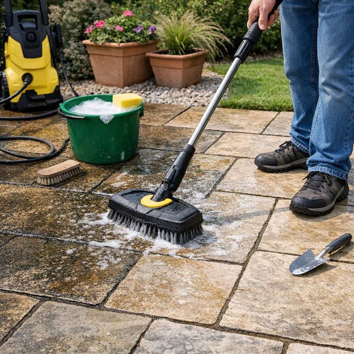 Comment nettoyer une terrasse en pierre efficacement | Guide
