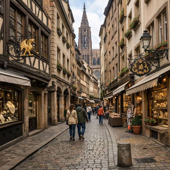 Rue des Orfèvres à Strasbourg : histoire, charme et commerces