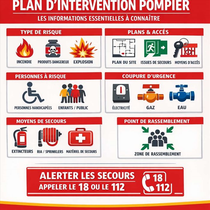 Plan d’intervention pompier : infos essentielles pour agir vite