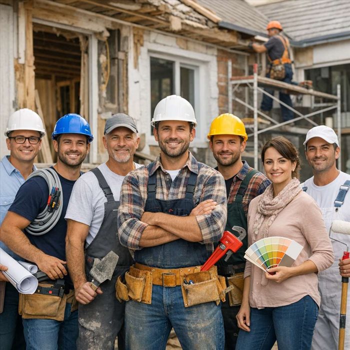 8 corps de métier essentiels pour réussir la rénovation d’une maison